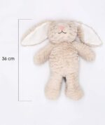 Mollis Hase Kuscheltier Baby (36cm groß) – Weiches Stofftier für Kinder & Babys – Khase – Bild 4